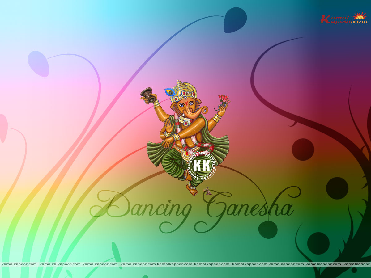 Dancing Ganesha Wallpaper